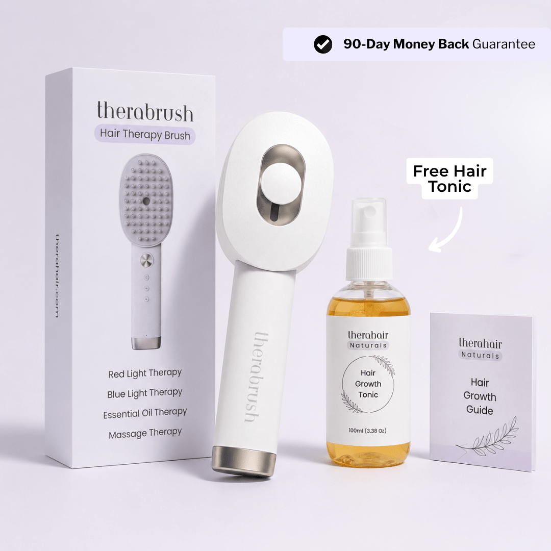 TheraBrush® 4-in-1 Hair Revival Brush – Advanced Scalp & Hair Growth Therapy