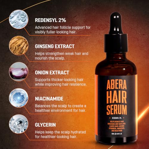 Abera Hair Growth Serum for Thinning Hair, Scalp Serum, 1.69oz