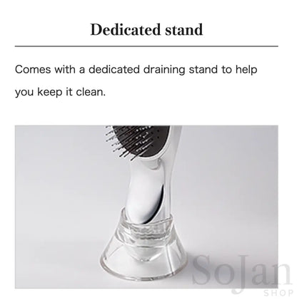 ReFa ION CARE BRUSH RS-AI00A – Japanese Scalp Cleansing Hair Brush with Ceramic Ion Plate & Fit, Reach, Scrape Technology