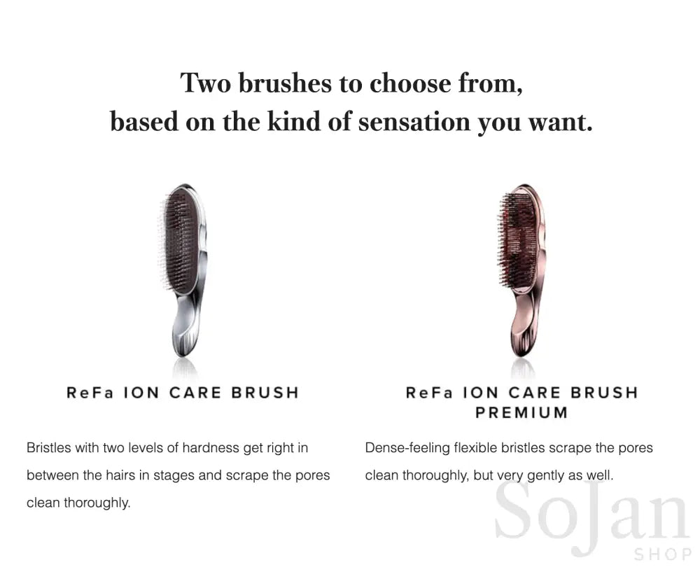 ReFa ION CARE BRUSH RS-AI00A – Japanese Scalp Cleansing Hair Brush with Ceramic Ion Plate & Fit, Reach, Scrape Technology