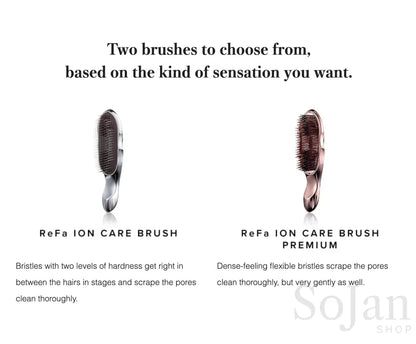 ReFa ION CARE BRUSH RS-AI00A – Japanese Scalp Cleansing Hair Brush with Ceramic Ion Plate & Fit, Reach, Scrape Technology