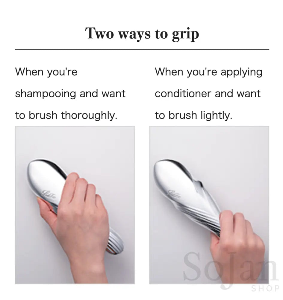 ReFa ION CARE BRUSH RS-AI00A – Japanese Scalp Cleansing Hair Brush with Ceramic Ion Plate & Fit, Reach, Scrape Technology