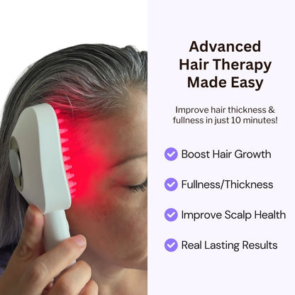 TheraBrush® 4-in-1 Hair Revival Brush – Advanced Scalp & Hair Growth Therapy